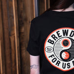 All Day All Night Black T-Shirt-L