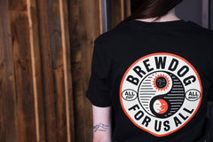 All Day All Night Black T-Shirt-L