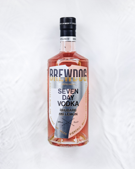 Seven Day Rhubarb and Lemon Vodka
