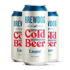 BrewDog - Cold Beer Lager 3.4%