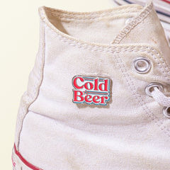 Cold Beer Pin Badge