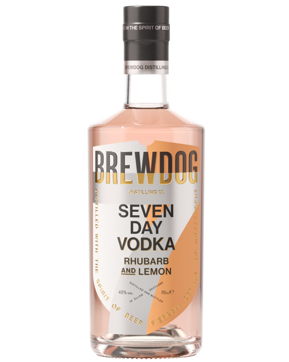 Seven Day Rhubarb and Lemon Vodka